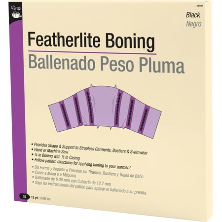UPC: 0072879267815 | Dritz Featherlite Boning 12yd – Black