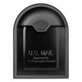 thumbnail image 4 of Architectural Mailboxes Winston Classic Galvanized Steel Post Mount Black Mailbox, 4 of 5