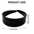 thumbnail image 3 of Stylish Female Hair Hoop Comfortable Hairband Elegant Wide Acetate Headwear Jewelry Accessories for Girls and Women, 3 of 8