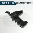 thumbnail image 5 of Bumper Support Bracket Right Front Bumper Retainer Bracket Hold Mount No.71193TG0T01 for Honda Jazz GE6, 5 of 6