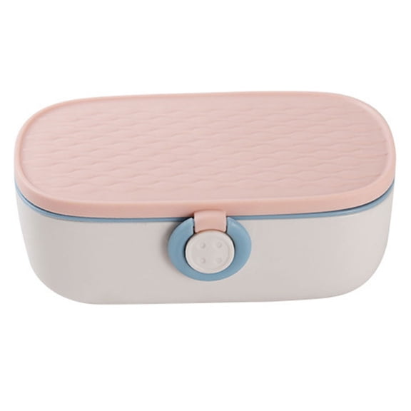 20 Compartment Portable Sewing Organizers Box for Needle Thread and Tool Sturdy Plastic Clear Lid