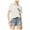 White - white, variant on Carbon Copy Womens Palm Basic T-Shirt, White, Medium