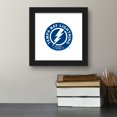 thumbnail image 5 of Gallery Pops NHL Tampa Bay Lightning - Secondary Logo Mark Wall Art, Black Framed Version, 12" x 12", 5 of 5