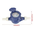 thumbnail image 4 of Scienceny Medidor de agua, herramienta de medición, medidores claros, mesa, palabra, rueda, puntero, contador de pantalla, 360 grados, ajustable, jardín, Artesanía Scienceny TO010813-00B, 4 of 6