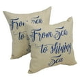 thumbnail image 1 of Blazing Needles 17-inch Outdoor Spun Polyester Throw Pillows (Set of 2), 1 of 3