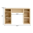 thumbnail image 6 of Mainstays 4-Cube Storage Desk, Spring Pine, 6 of 7