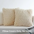 thumbnail image 2 of Jojusis Fluffy Decorative Throw Pillows Covers 18X18 Inch Luxury Soft Faux Fur, 2 of 6