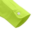 thumbnail image 5 of ZUBKTE Men's Work Shirts Solid-Color Long-Sleeve Button-Down western Shirts with Pockets S-3XL, 5 of 7