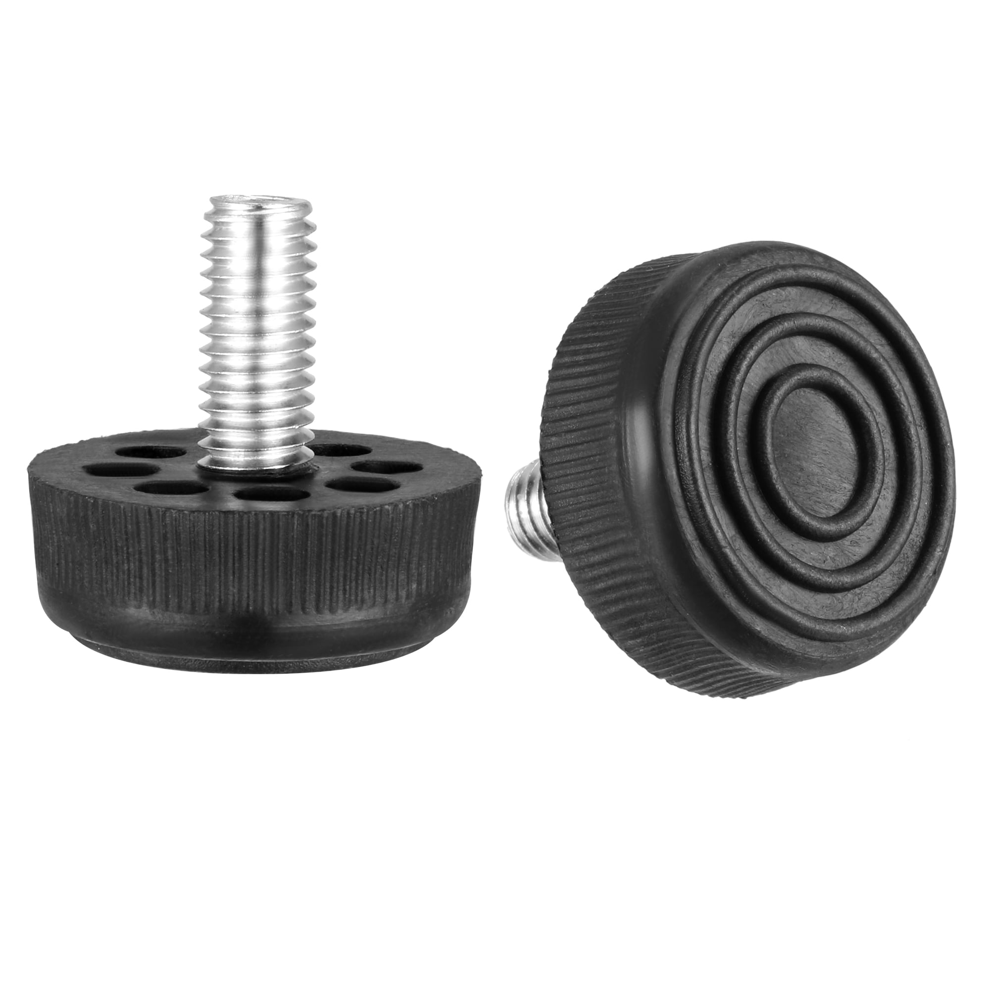 Furniture Levelers, 11mm to 18mm Adjustable Height M8 x 18mm Threaded,  12Pcs