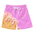 thumbnail image 5 of Caixia Boys Ice Cream Shorts Youth Baseball Mesh Shorts Pockets Quick-Dry Athletic Basketball Shorts, 5 of 6
