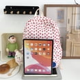 thumbnail image 2 of Mochila para Mujer Bolso Escolar Floral Con Viajes Universidad () Rosa, 2 of 7