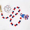 thumbnail image 3 of Independence Beads Garland Wood Beads Hanging Decoration for Home Decor, 3 of 4