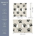 thumbnail image 2 of Yayeee Toggle Light Switch Wall Plate 2-Gang 4.56"x4.48" Decorative Outlet Cover, Cute Cat Paw, 2 of 7