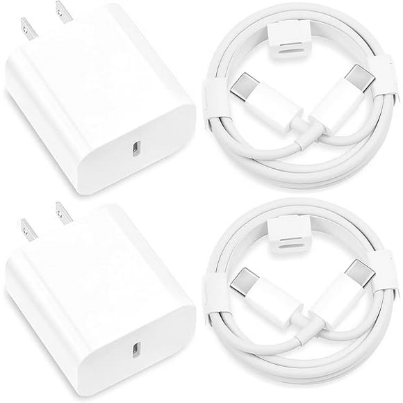 Pixel 8/7/6/5/4/3 Fast Charger, 2Pack 20W USB C Charging Block for Google Pixel 8/8 Pro/7/7 Pro/7a, 6a/6/Pro, 5/4/3/2/XL, Phone 15, Galaxy, Android Phones + 6FT USB C Cable Cord