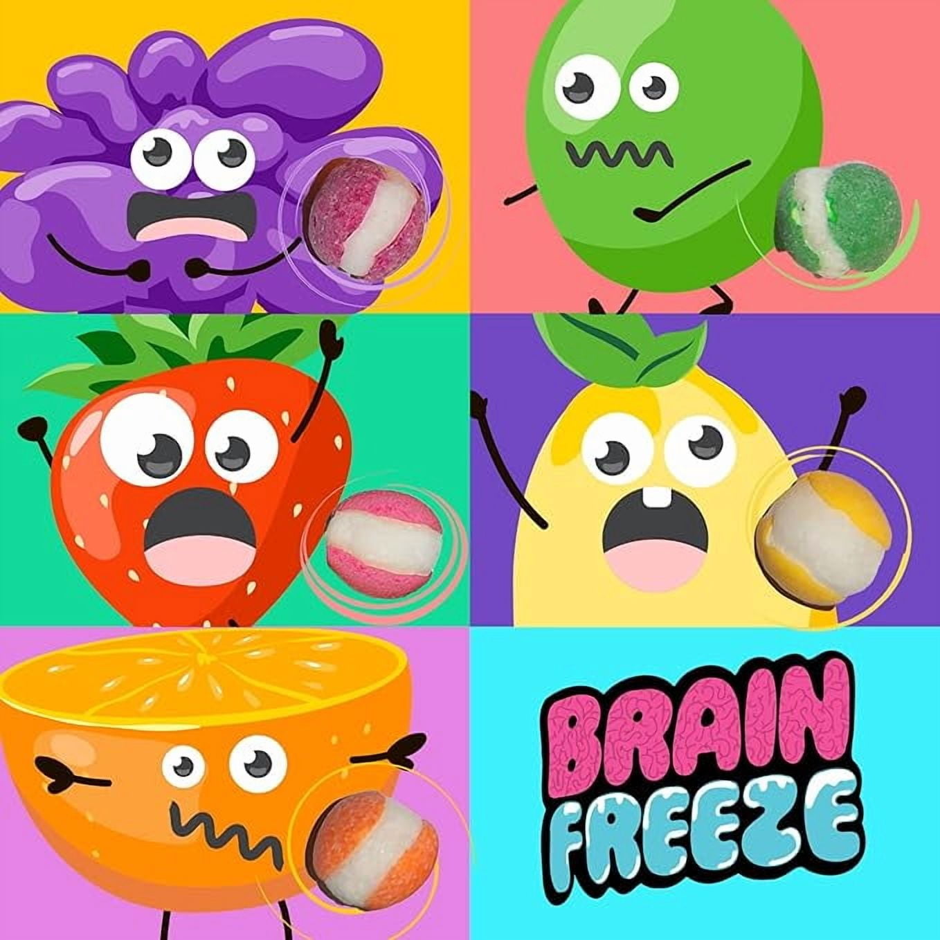 Brain Freeze Crunch Sour Candy 5.6 oz