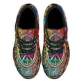 thumbnail image 2 of Hippie Peace Sign Tree Of Life Hippie Shoes Sneakers Black Size 9, 2 of 7