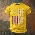 thumbnail image 2 of WAYUTE Mens 250th Anniversary USA Shirt National Flag Graphic Crewneck Tee Casual Outdoor Activities Daily Wear Independence Day T-Shirts, 2 of 3