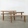 thumbnail image 5 of Artissance Vintage 55" Reclaimed Wood Noodle Bench, Weathered Natural Finish, 5 of 5
