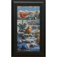 thumbnail image 1 of Artistic Reflections P537 14 x 23 Po. un Froid Hivers Jour Encadrée Chrsitmas Impression d'Art, 1 of 1