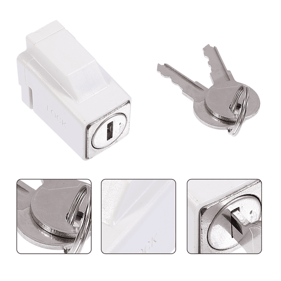 HONMEET Zinc Alloy Window Lock for Home Safety, 1 Piece, Childproof Security Lock for Family