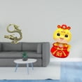 thumbnail image 2 of Estatua en miniatura de serpiente de latón para el año Nuevo chino 2024-2025, figura de arte Feng Shui, bonita decoración para el hogar, la oficina, e, 2 of 8