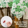 thumbnail image 4 of YIBAGA St Patricks Day Tablecloth, Green Shamrock Table Cover Spring Lucky Home Decorations, 60 x 60 inch, Polyester, 4 of 5