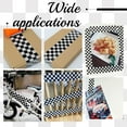 thumbnail image 6 of 1 Roll Checkered Flag Tape Checkered Duct Tape Race Car Tape Printed Tape Black and White Tape Roll 100m for Scrapbooking DIY Crafts Box Decoration DIY, 6 of 8
