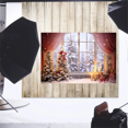 thumbnail image 1 of 210x150cm Christmas Background Cloth Christmas Window Children Photo Studio Photo Photography Backdrops,G, 1 of 7