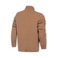 thumbnail image 4 of VBTAPA Oversized Knit Sweatshirt for Men Soft Cotton Knitted Long Sleeve Henley Sweatshirts Big and Tall Casual Stylish Sweaters Khaki L, 4 of 8