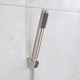 thumbnail image 5 of HomeLava Robinet de Baignoire avec Douchette Levier Unique Rond Mitigeur de Douche Mural en Acier Inoxydable Brossé pour Salle de Bain, 5 of 5