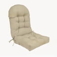 thumbnail image 2 of Surpdew Rocking Chair Cushions Outdoor Patio Chair Cushions Waterproof for Outdoor Furniture Thick Tufted Wicker Chair Cushion with Back Indoor Outdoor Wicker Chair Cushions for Home Office, 2 of 7