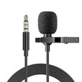 thumbnail image 1 of Pc Microphone 3.5mm Jack Audio 1.5m Mini Lavalier Mic Interview Omnidirectional Condenser, 1 of 5
