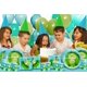 thumbnail image 2 of Juego de Suministros para Fiesta Frog Rana Vajilla para 16, 2 of 7