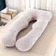 thumbnail image 2 of Xihbxyly Funda de Almohada de Maternidad, Diseño de Terciopelo Cristal Lavable, Costura Doble Extraíble, Excelente Recuperación Elástica, Soporte Cómodo Durante El Embarazo, Ideal para Futuras Mamás,, 2 of 7