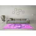 thumbnail image 3 of Ahgly Company Indoor Rectangle Abstract Pink Modern Area Rugs, 5' x 7', 3 of 4