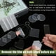 thumbnail image 5 of 200 Piezas AcríLico en Blanco AcríLico Transparente Colgantes para Proyectos de Manualidades DIY, 5 of 7