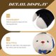 thumbnail image 5 of Graduation Season Toy Graduation Bear Plush Toy For Ceremonies White Plush Stuffed Animal 1Set, 5 of 5