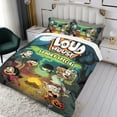thumbnail image 3 of La Casa Ruidosa Conjunto de sábanas temático, trío de piezas, cómodo y amigable con la piel, diseño único, regalo de decoración para el hogar para familiares, amigos y fans,173cm *218cm, 3 of 6