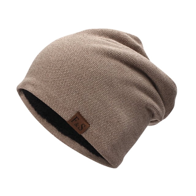 Confinement Hat All-Match Hedging Cap Plus Velvet Warm Cold Hat Knitted Pile Hat
