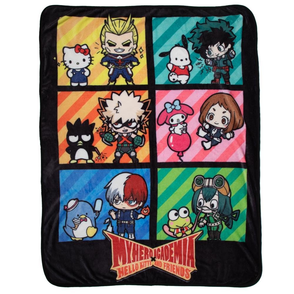 My Hero Academia x Sanrio Anime Cartoon 48" x 60" Throw Blanket