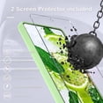 thumbnail image 4 of KOMI for Google Pixel 7a Case, Silicone Phone Case with 2 Screen Protector, Soft Anti-Scratch Microfiber Lining, Full Body Shockproof Slim Cover Support Wireless Charging, Mint Green, 4 of 5