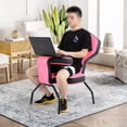 thumbnail image 6 of BestMassage Multifunctional Lazy Foldable Adjustable Sofa Chair Mermaid Chair,Pink, 6 of 7