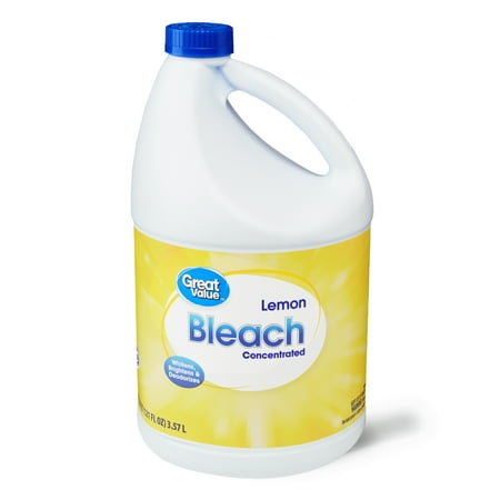 Great Value Bleach, Lemon Scent, 121 fl oz