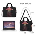 thumbnail image 3 of FORMRS 16" Laptop Bag Carrying Sleeve Case with Handle Travel Shoulder Briefcase, UFO with Hearts Pattern, 3 of 8