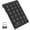 Black, variant on Wireless Number Pads Numeric Keypad 22 Keys Portable 2.4 GHz Financial Accounting for Laptop, PC, Desktop, Surface Pro, Notebook