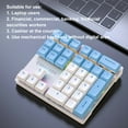 thumbnail image 3 of tredstone Wired Mechanical Numeric Keypad XDA Key Shape Improved Input Speed Soft Lighting Numeric Keyboard Blue and redaxis, 3 of 6