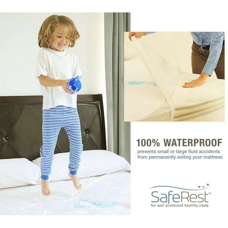 Premium Hypoallergenic Waterproof Mattress Protector - Vinyl Free