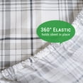 thumbnail image 5 of Gogreen 100% Cotton Christmas Printed 3PC Deep Pocket Twin Sheet Set Fit 16", Breathable Super Soft Twin Size Sheet Set, Luxury Hotel Style Home Decor Twin Bed Sheet Set, Gift for Women, Men, 5 of 8