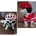 thumbnail image 5 of UOSIA Dog Helmet Pet Hat for Cats Dog Motorcycle/Bike Helmet Outdoor Riding,M,White, 5 of 6