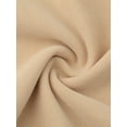 thumbnail image 5 of DARING DIVA Solid Mock Neck Sheer Panel Top S Apricots, 5 of 6